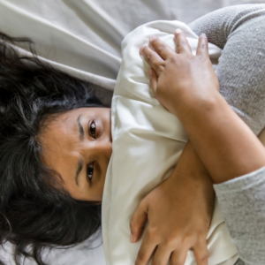 Personne en situation d'anxiété et d'attaque de panique